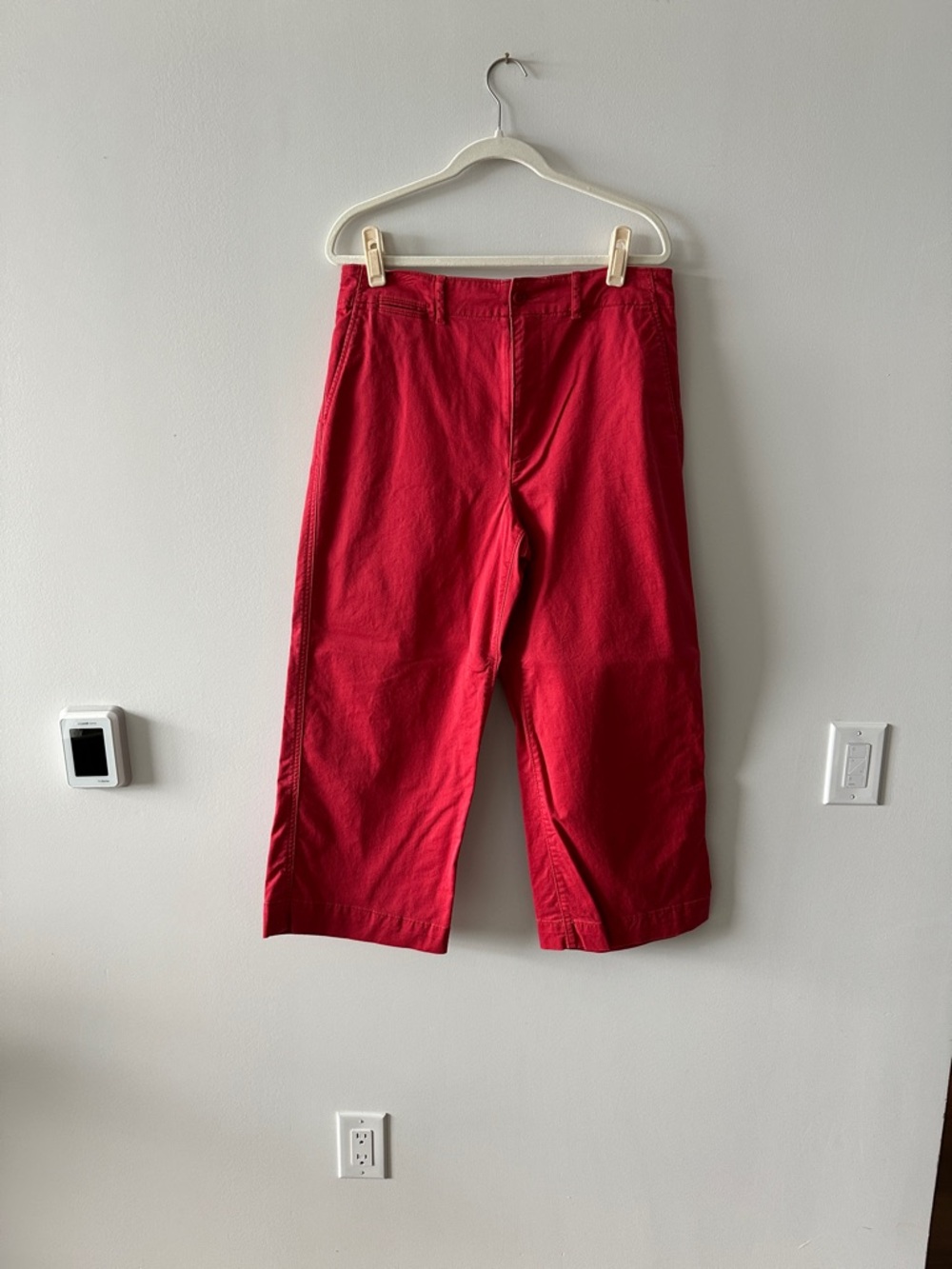 Ralph Lauren Bright Red Cropped Chinos